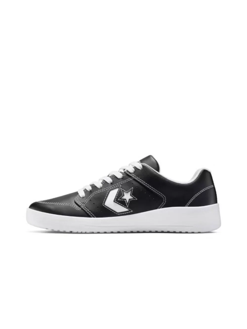 Converse Kids'/Adult Day One Court Classic Sneakers - Black/White M 3/W 4.5